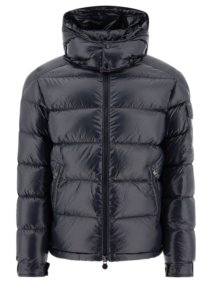 Moncler Maya Jackets and Coats - Blue | c10e313821c9ce3fbe012eda278e66c79b9bf6d8