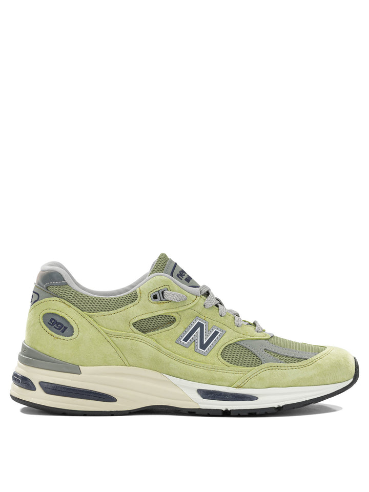 New Balance Made In Uk 991v2 Summer Brights Sneakers & Slip-On - Green | 10c2ad9642d235cb0b09c7221738497d63e3c5ee