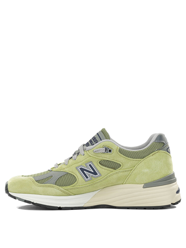 New Balance Made In Uk 991v2 Summer Brights Sneakers & Slip-On - Green | 1f0d9e177d524fa31f3ee9fdb3af8a17f95e3691