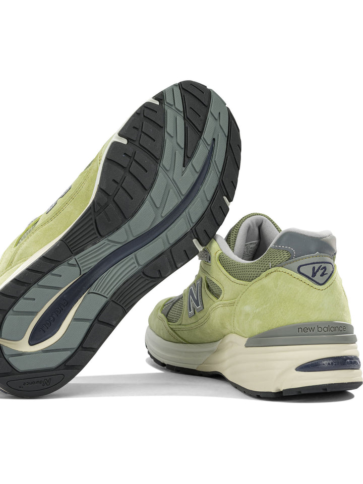 New Balance Made In Uk 991v2 Summer Brights Sneakers & Slip-On - Green | 8ae67dc34d8b6b2333accac077b6ccc27407a287