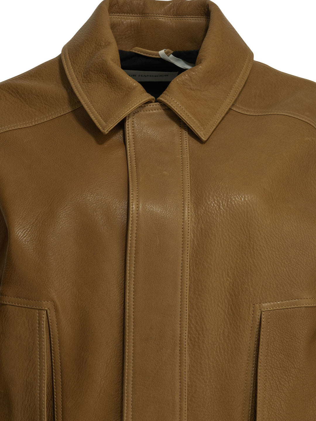 Nour Hammour Dalma Jackets and Coats - Brown | bccb0e3dedce691157ce4bb621193a27889f891b