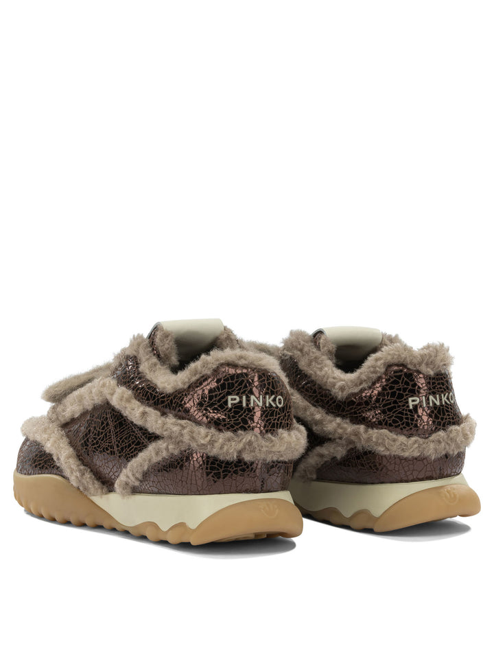 Pinko  Sneakers & Slip-On - Brown | a0964b85f7b8f2d7de5cd477b54d70998693fbc7