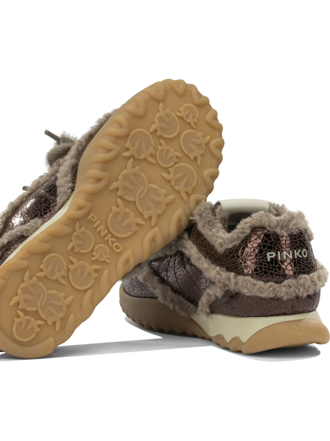 Pinko  Sneakers & Slip-On - Brown | d36f9c2dc125a1f1324fe510b17a8d70e526d351
