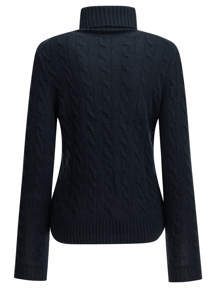 Polo Ralph Lauren Turtleneck Sweater With Logo Knitwear - Blue | 568084d58d12879a81bf3d3ed4e303ba6e8e7a58