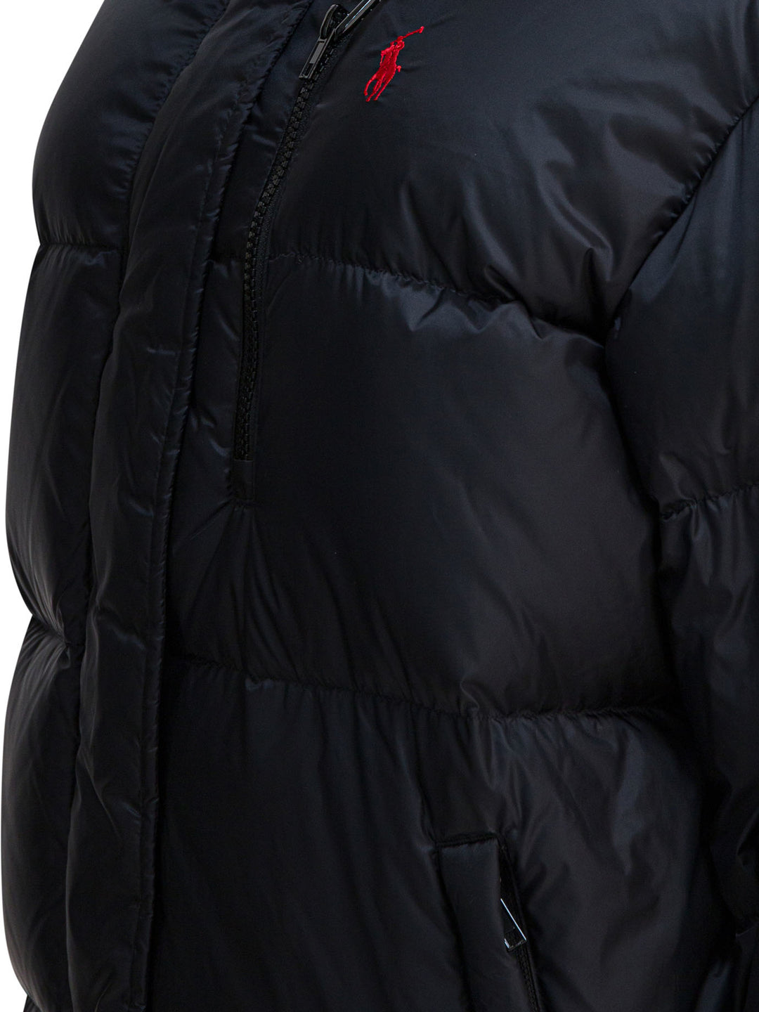 Polo Ralph Lauren Down Jacket With Logo Jackets and Coats - Black | 302e07f430c481301c943982cb2e902f1976a442