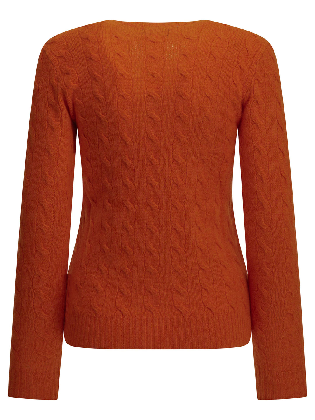 Polo Ralph Lauren Crew-Neck Sweater With Logo Knitwear - Orange | 82c56863dd22fde863c9fb21e6a3784a9400345d
