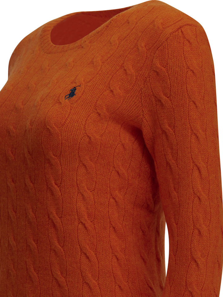 Polo Ralph Lauren Crew-Neck Sweater With Logo Knitwear - Orange | badd04b7eb82c800be7391748caf80e47f220078