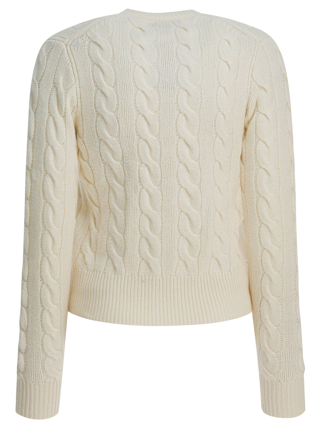Polo Ralph Lauren Wool And Cashmere Cardigan With Logo Knitwear - White | 9a54387d3595ad30eecbb332f60993ff04604a15