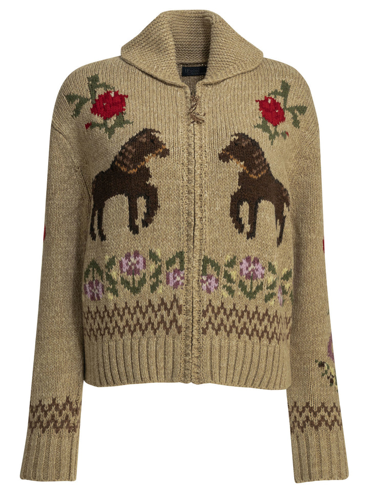 Polo Ralph Lauren Textured-Knit Cardigan Knitwear - Beige | 718f46fd97e3aed0528e26c5242d354b2c4c4942