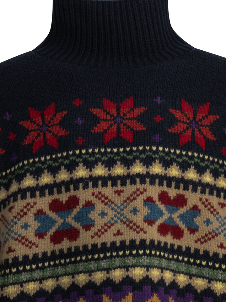 Polo Ralph Lauren Wool And Cashmere Turtleneck Sweater Knitwear - Blue | 1a546e9592af41aaa79f3973be1a4c1185ea1dda