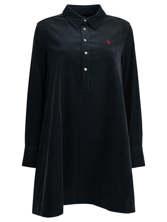 Short Shirtdress Dresses Blue