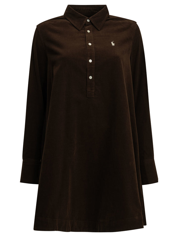 Polo Ralph Lauren Short Shirtdress Dresses - Brown | 277abb9553b6e0c02a0e99523a7da52947e69ccd