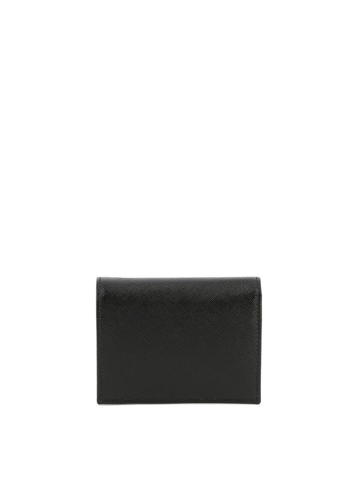 Prada Saffiano Leather Wallet Wallets & Card holders - Black | bf50d7919c935d64a631199223613f636f9b69ed
