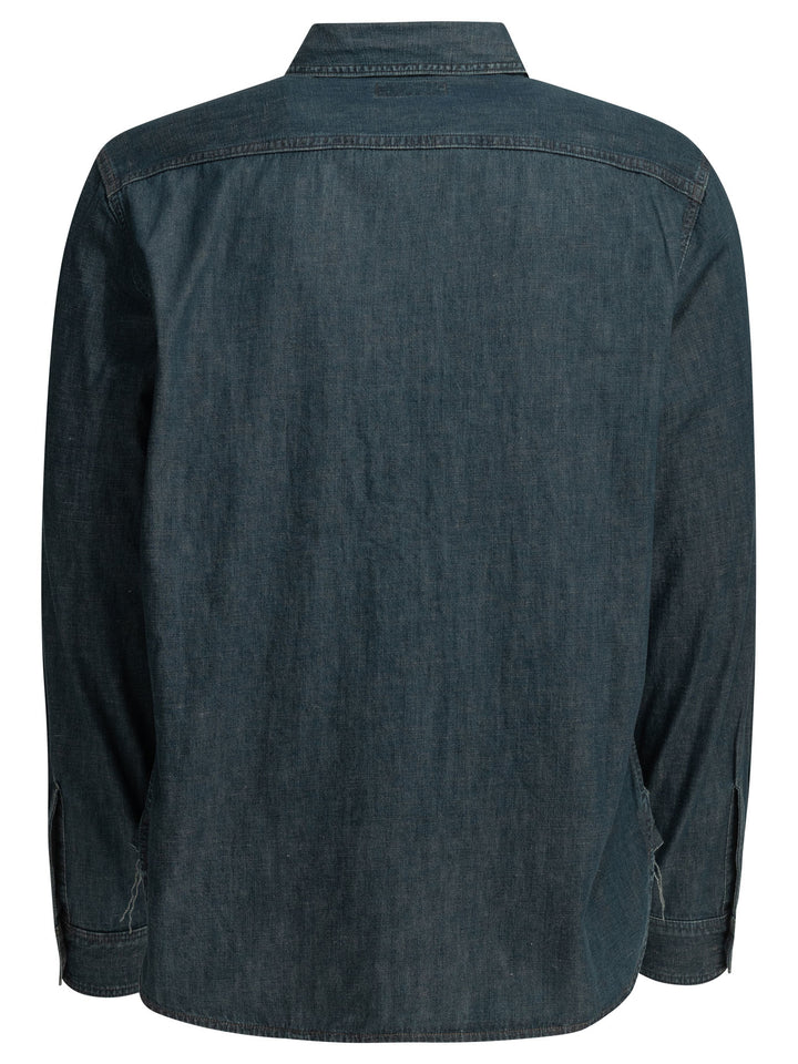 Rrl By Ralph Lauren Casual Denim Shirt Shirts - Blue | 2cb5bb8527d7866bd2bb89ee5f1a83c9cadbcbc1