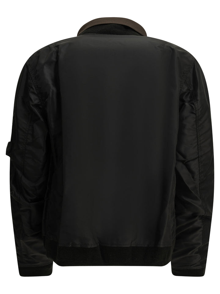 Sacai Nylon Twill X Ripstop Reversible Jackets and Coats - Brown | 161fbfbf43c75bbfff7fc21e861345a1323212d4