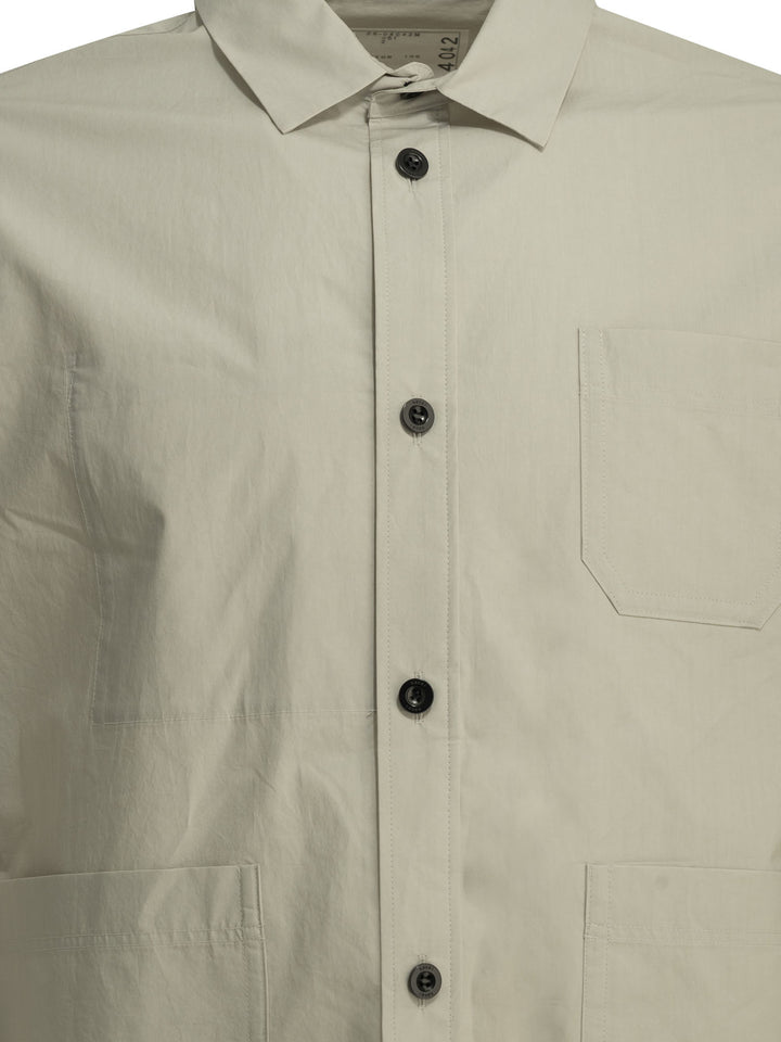 Sacai Typewriter Shirts - Grey | 1a71f935a86b9c128242f5adcb1c3206741c5fef