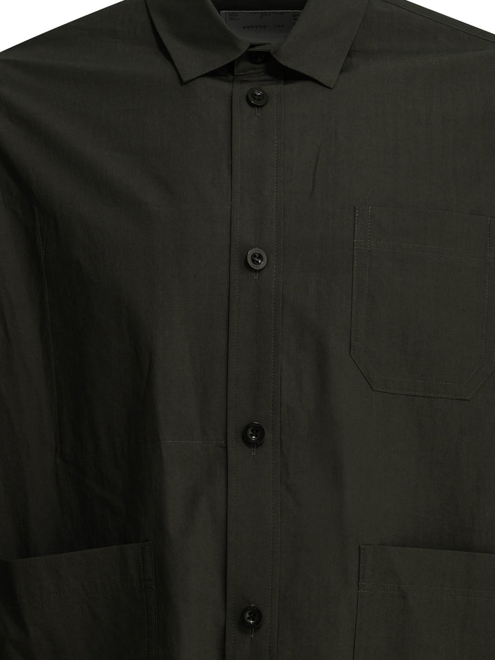 Sacai Typewriter Shirts - Green | b6b25f6ba451a962c7ea9db5e40e8198f3acf0f5