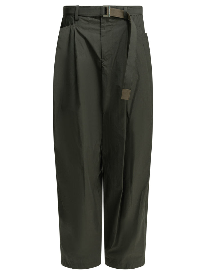 Sacai Typewriter Trousers - Green | 5b5c6b2fe20e6ed61798aab627aa67bf5204c478