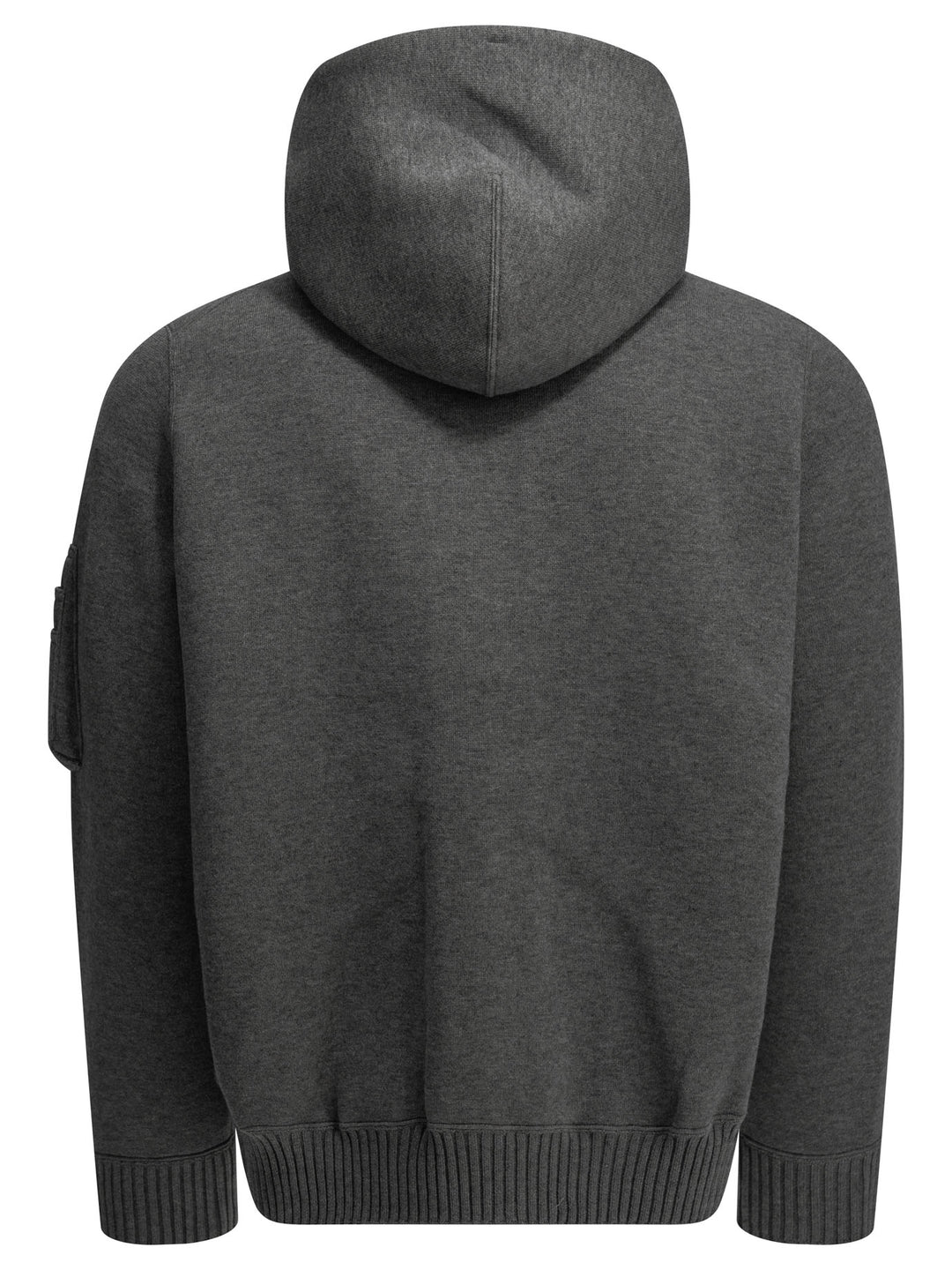 Sacai Zip-Up Hooded Sweatshirt Sweatshirts - Grey | e4233cd0e56f5b2c3da8ef777a0ba3d365818606