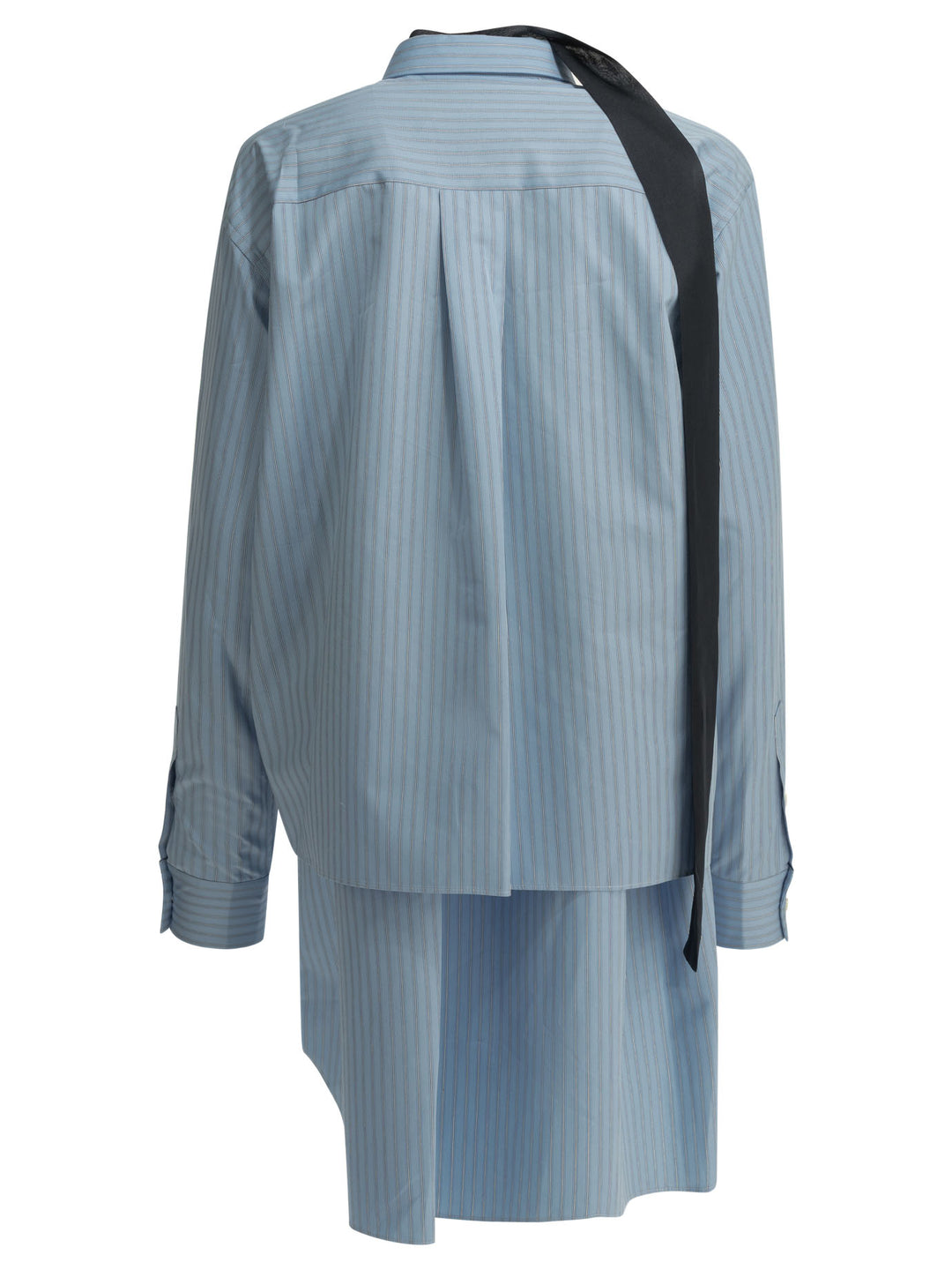 Sacai Short Shirtdress Dresses - Light blue | 4e39cb15c95949460e24538189ea2e9b1b1b97e5