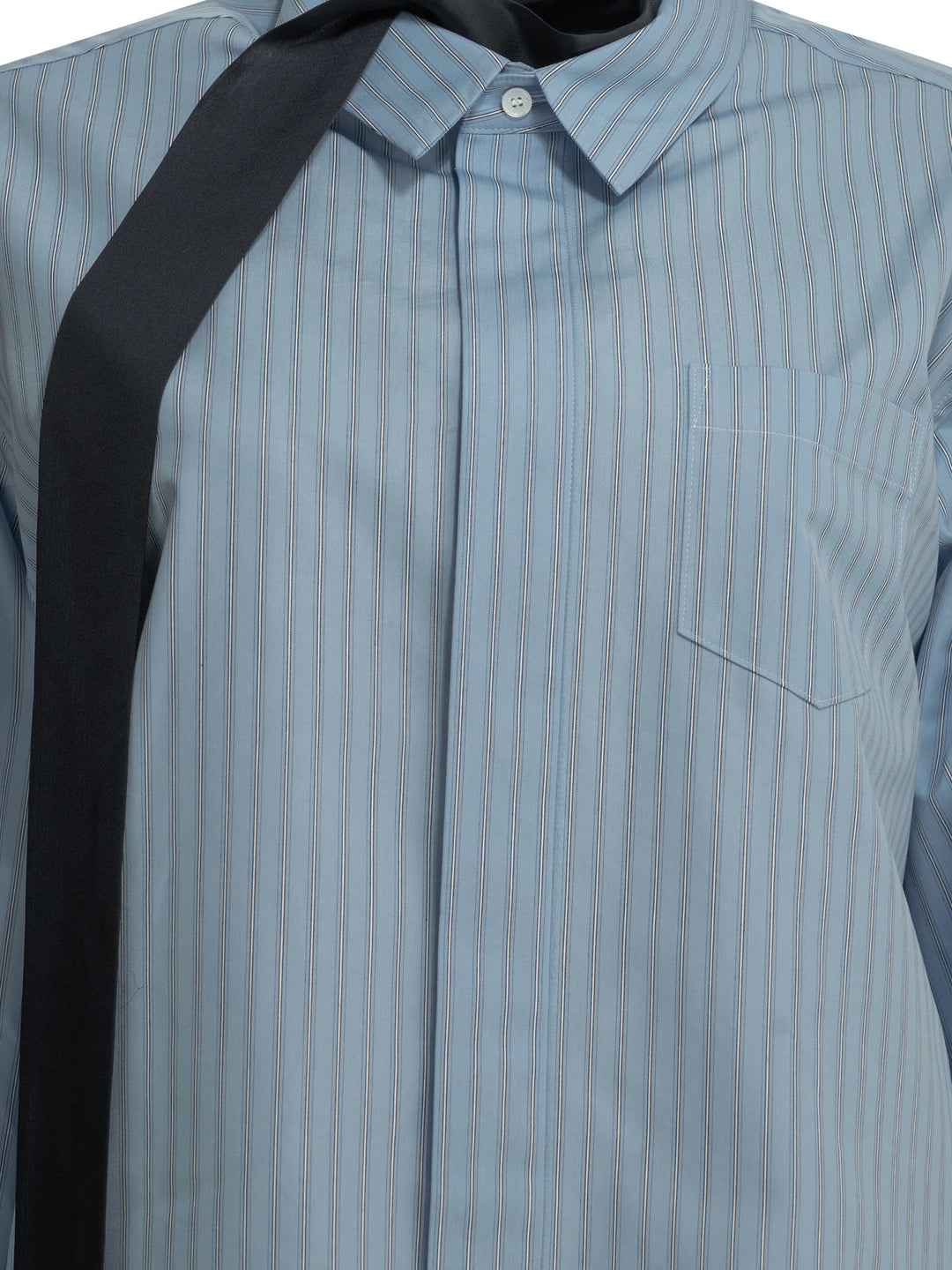 Sacai Short Shirtdress Dresses - Light blue | 6009334c85e5db18b1cd3cdaf51ea2f2f5b47d6a