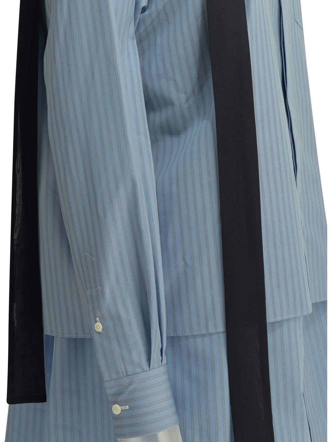 Sacai Short Shirtdress Dresses - Light blue | 8714a7bccf4c1f9fcdc440378d4b5cedfd393cc2