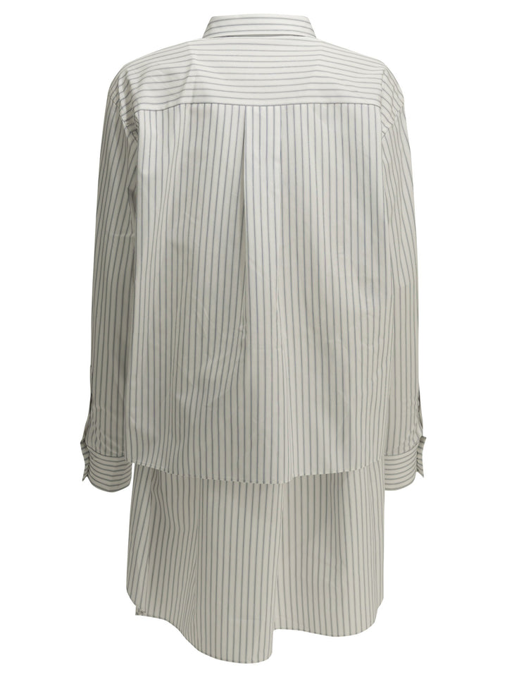 Sacai Short Shirtdress Dresses - White | b91993da10fc0b288fc36adaaaddacd4f7c6ee81