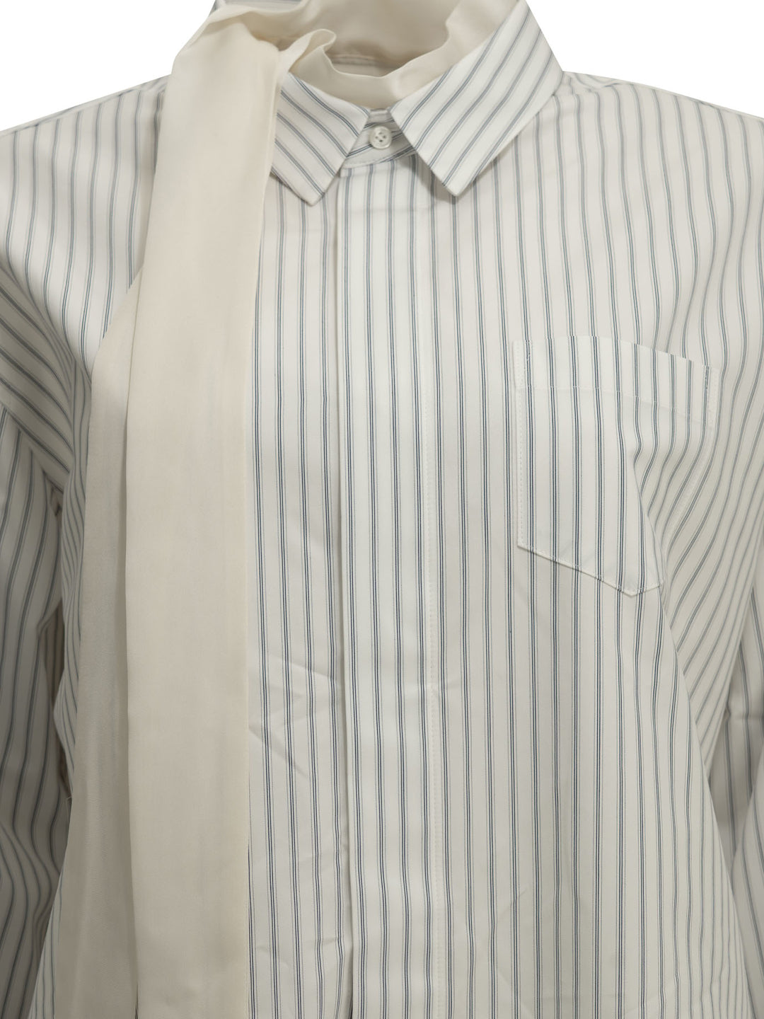 Sacai Short Shirtdress Dresses - White | 6cedefb5afb7961028aed3e86665929c0eb9baa2