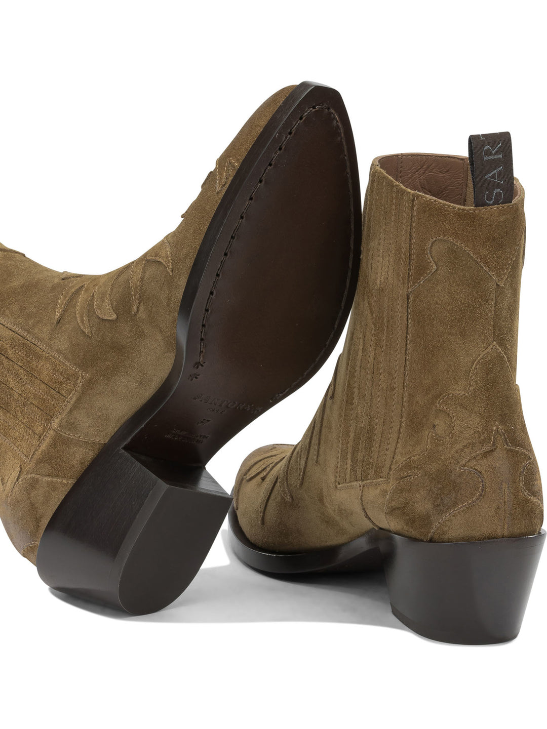Sartore Velour 45 Mm Boots and Ankle Boots - Brown | 3eda6f9c967771f48c17a993888051aabb301c53