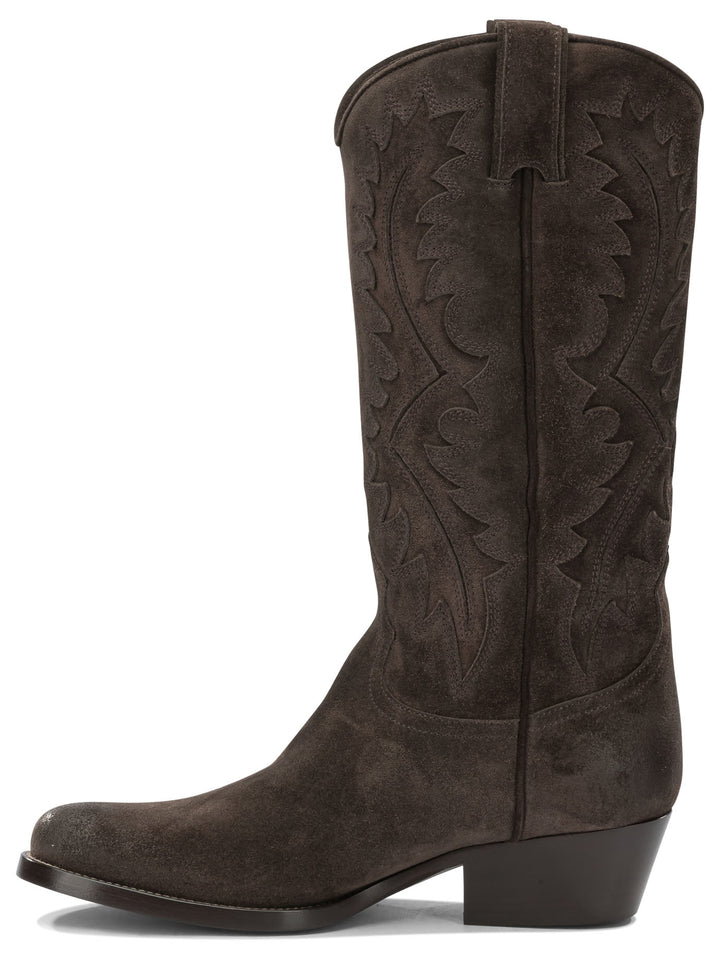 Sartore Leather Cowboy Boots Boots and Ankle Boots - Brown | cf06bfff40f6cfbc45ff4f691f4a37a150b28140
