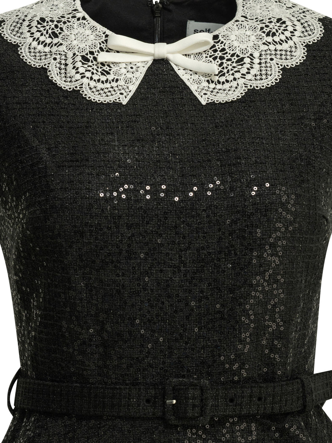 Self-Portrait Short Sequin Dress Dresses - Black | d9a203fc675987ef809e544270134ea66c2ddffc