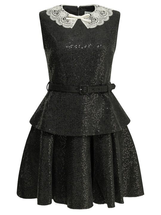 Short Sequin Dress Dresses Black