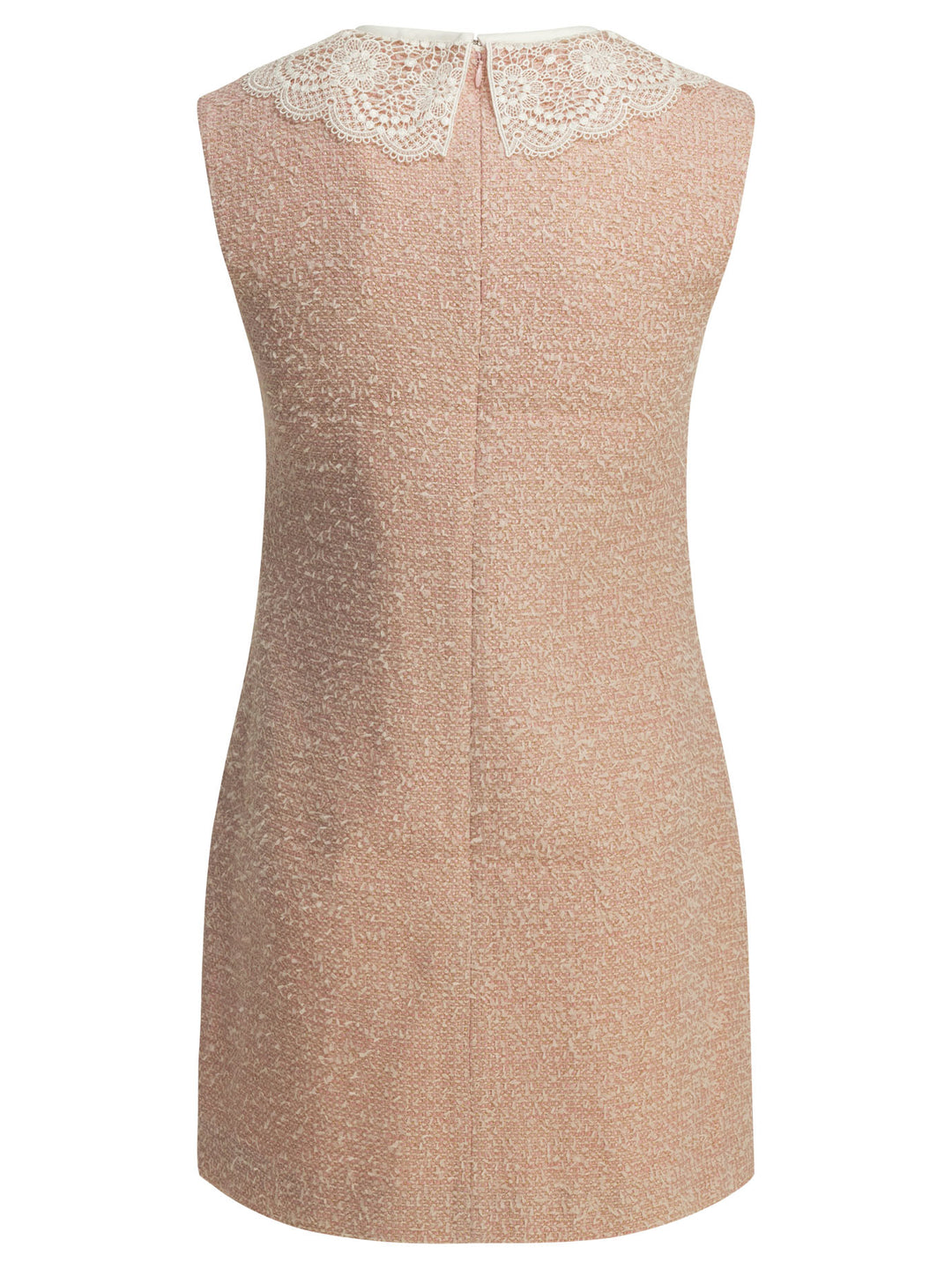 Self-Portrait Short Bouclé Dress Dresses - Pink | 15b4380fb265befc473e63ef50a6de1039e3f2db