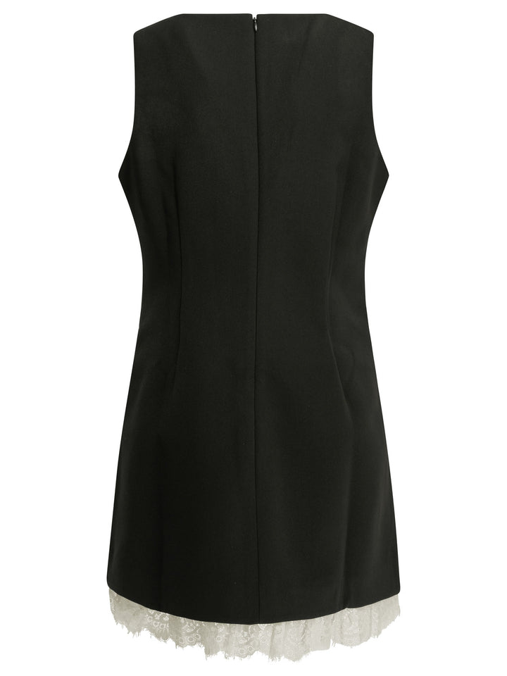 Self-Portrait Short Sheath Dress With Bow Dresses - Black | adf0f9cda14fa2993d6735e4d11df40b0dda0060