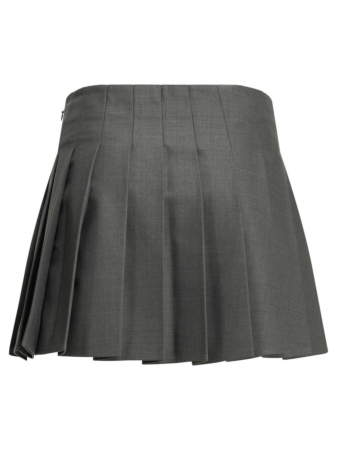 Self-Portrait Pleated Miniskirt Skirts - Grey | ee387128c281595e370e4c32e98a8b9c5cdf05ae