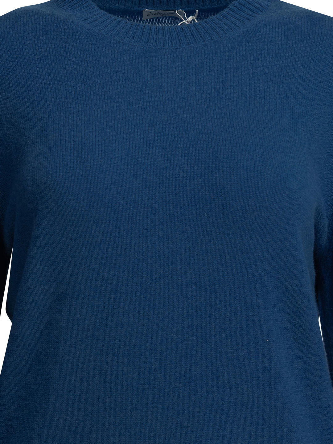 Semper Cashmere Crew-Neck Sweater Knitwear - Blue | 24e9d31a7bccce502886843fd2684bcadc5ec642