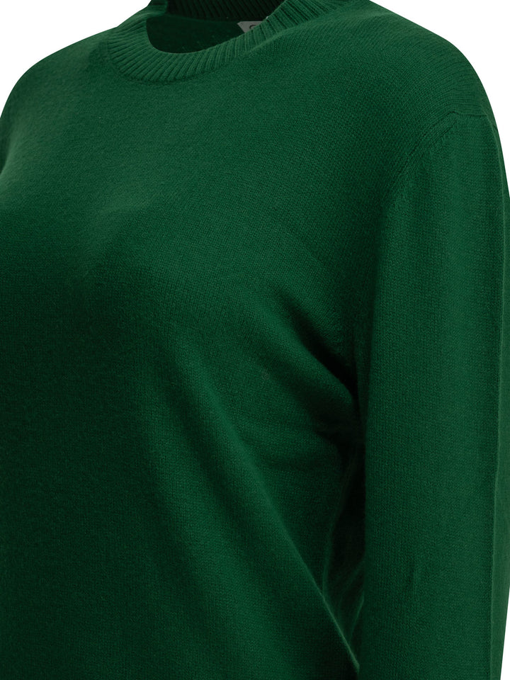 Semper Cashmere Crew-Neck Sweater Knitwear - Green | 417cc7190d4ea34007b9bd263320caaa5884d237