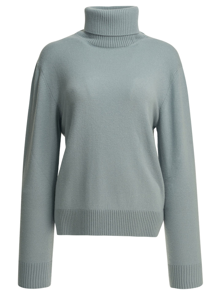 Semper Cashmere Turtleneck Sweater Knitwear - Light blue | 9d2c57ba81220779ad0971ff633648b66f8a295a