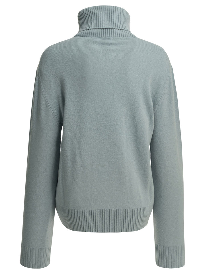 Semper Cashmere Turtleneck Sweater Knitwear - Light blue | ad29f6b5ca3f8d2bb511f3183351c9438348329e
