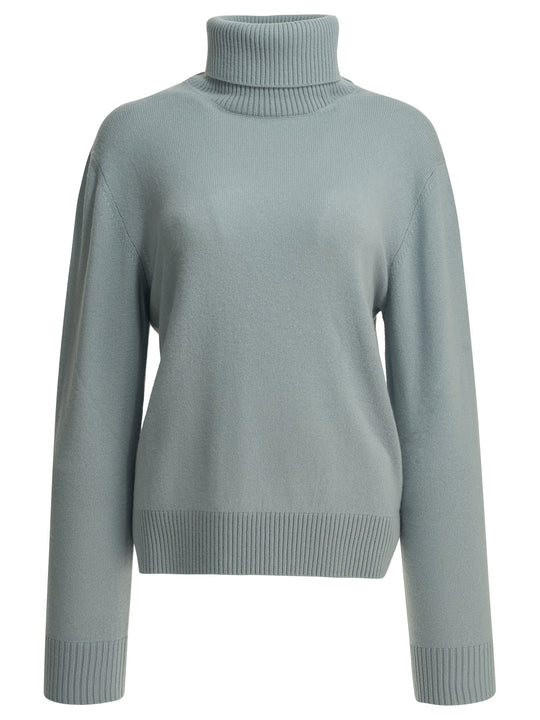Cashmere Turtleneck Sweater Knitwear Light Blue