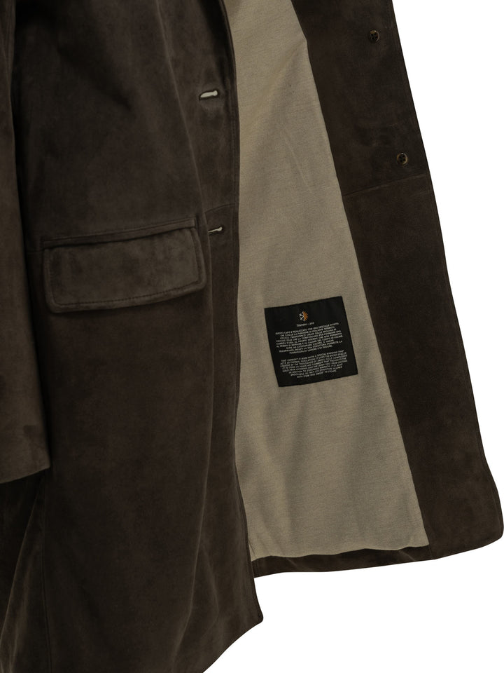 Semper Padded Suede Jacket Jackets and Coats - Brown | e7abf59de722d6e69d834b5128412a67dc4cf81e