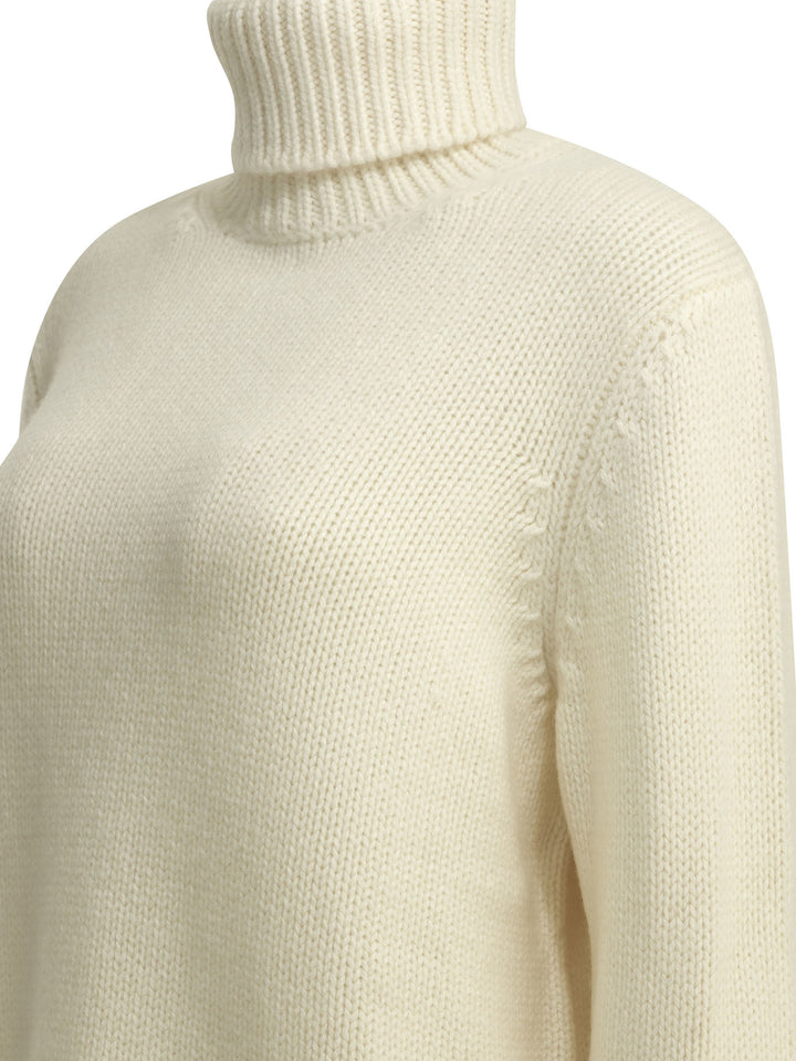 Semper Cashmere Turtleneck Sweater Knitwear - White | 9634ae57c401ef46cdd554f8288ed3f47f14e6b7