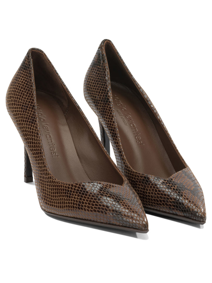 Sergio Levantesi Divina 60mm Heeled shoes - Brown | e1a27474089a90e3240b02cd40c5b584d2105da9