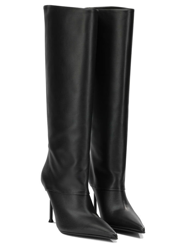 Sergio Levantesi Layla 100mm Boots and Ankle Boots - Black | 0f67d27b43af3551a518b6111e1f04f64b94973a