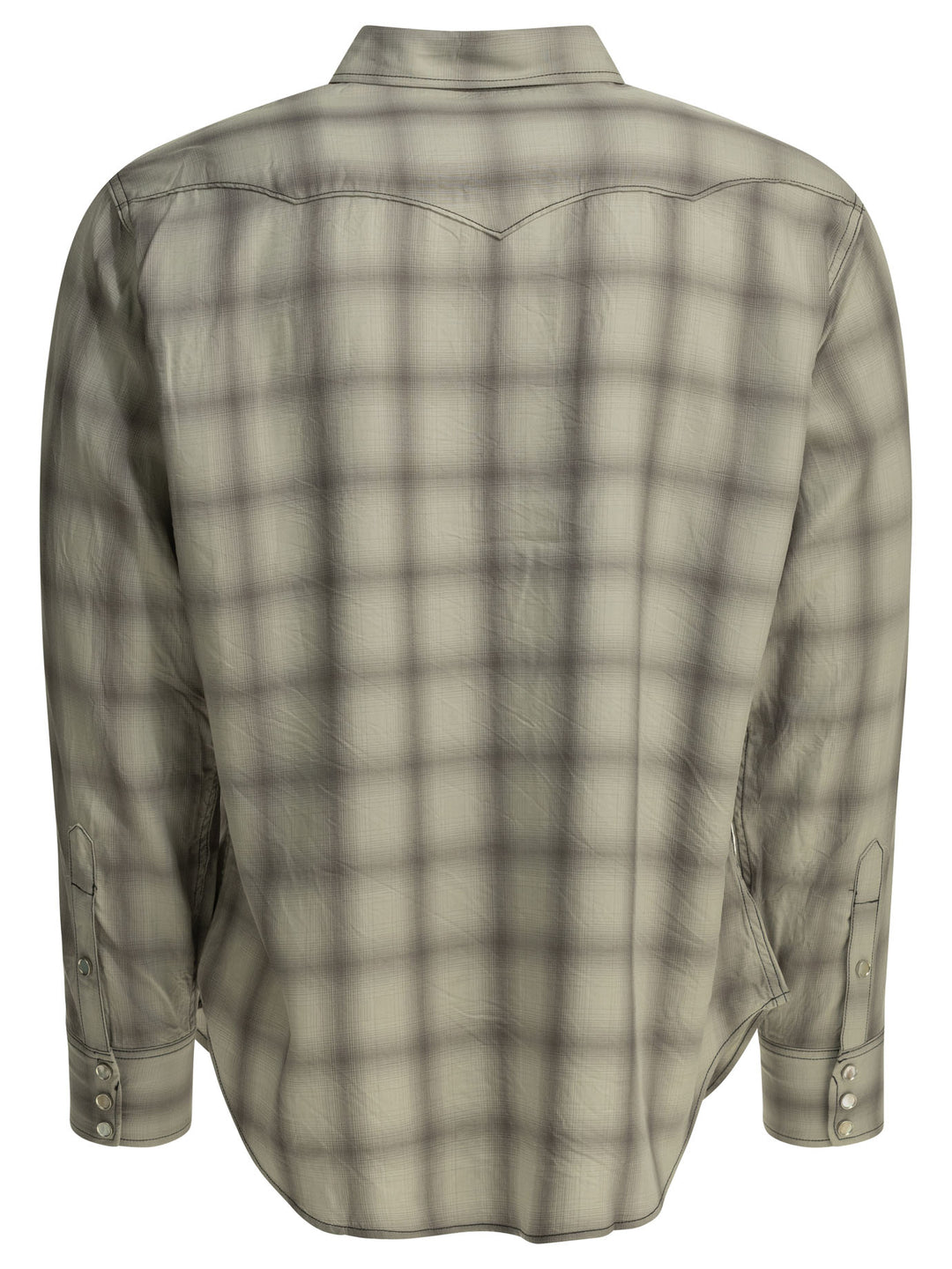Sugar Cane Casual Plaid Shirt Shirts - Grey | fd76180ec23acc29fb19e00dca68675728582ec5
