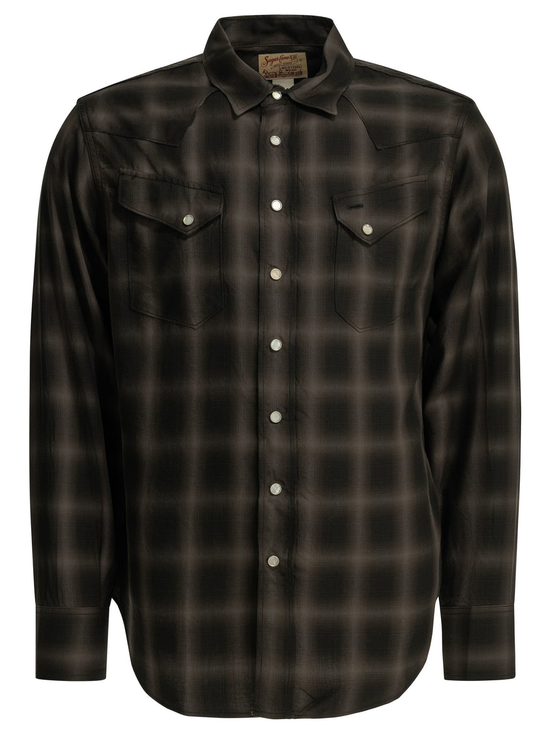 Sugar Cane Casual Plaid Shirt Shirts - Brown | 44a648f27084fffd3f375f24c57bf302cc25297e