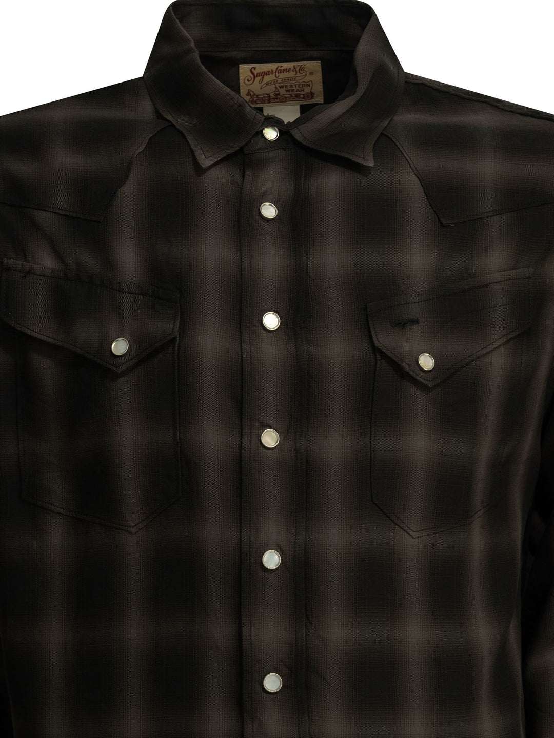 Sugar Cane Casual Plaid Shirt Shirts - Brown | 8df392d4be16b26685da15842cdc0657434ceb04