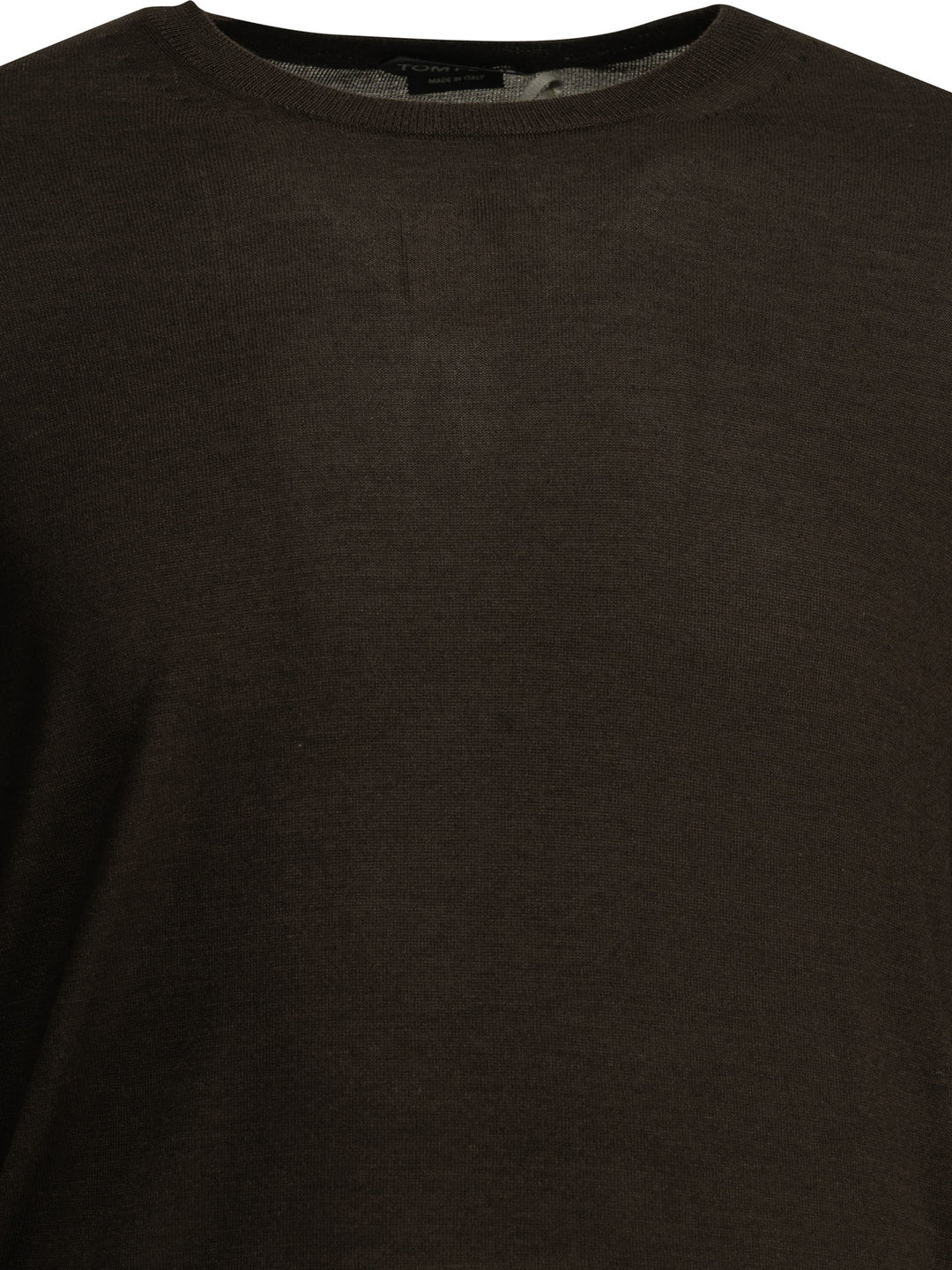Tom Ford Cashmere And Silk Crew-Neck Sweater Knitwear - Brown | a848d3c96eb1061d8e3e016b3da859b1ae56f09c