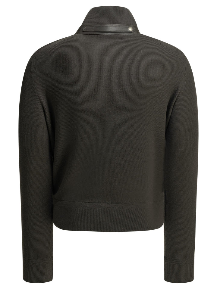 Tom Ford Nylon And Wool Short Down Jacket Jackets and Coats - Grey | bb318048f2f0ab66fd780e086f5353947813018a