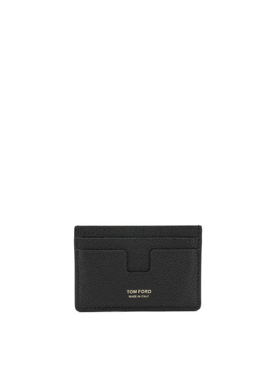 T Line Wallets & Card Holders Black